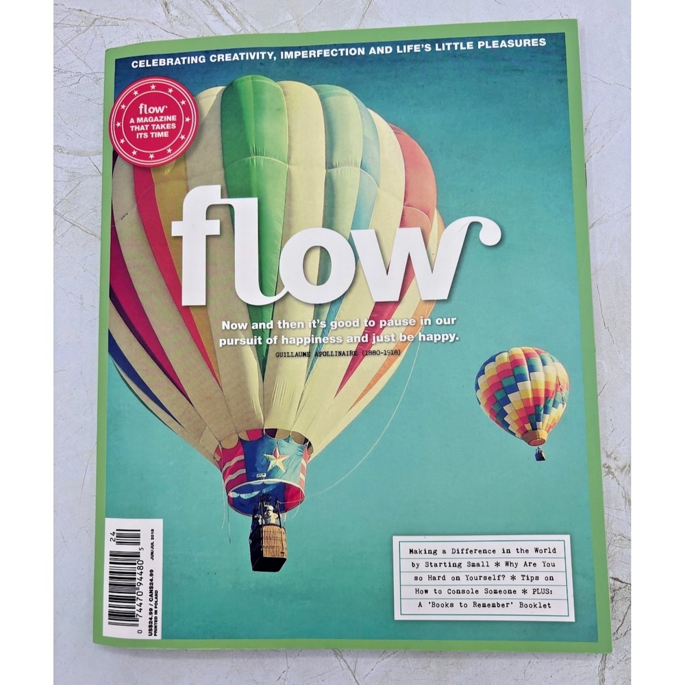 Flow Magazine Issue‎ #24 2018 Difference Self Kindness Consolation Extras NEW